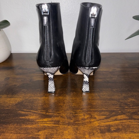 Marc Fisher Booties w/Snakeskin Heel - Picture 3 of 9